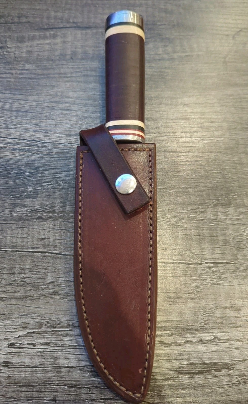 RECONDITIONED WWII Cattaraugus 225 Q Fighting Knife with Sheath