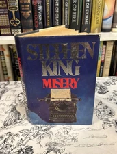 Misery by Stephen King (Hardcover) First UK Edition/Print, Hodder & Stoughton