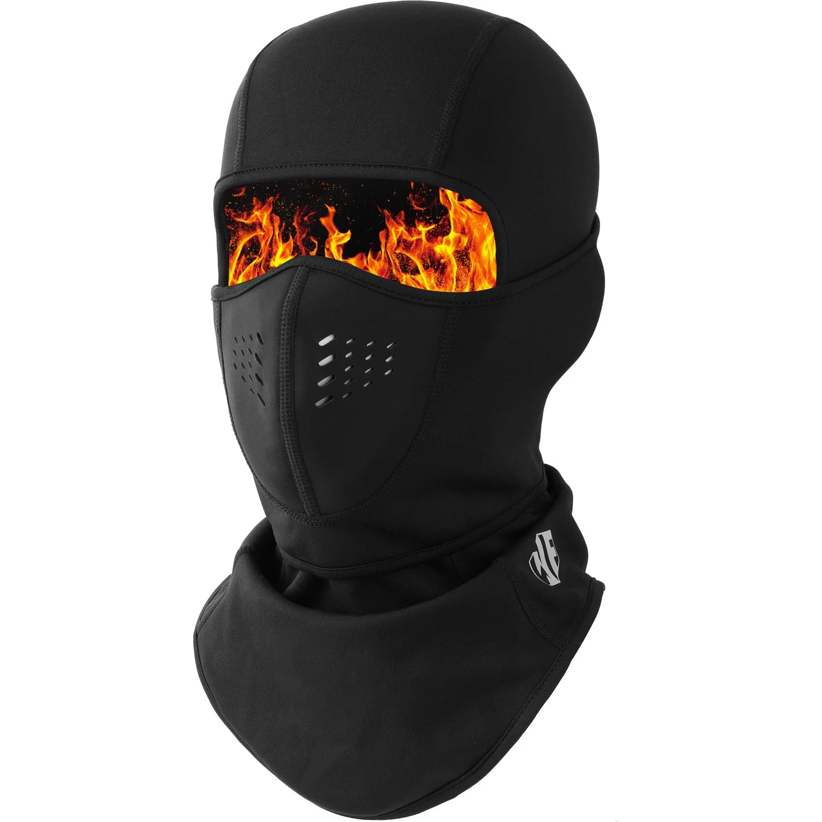 WTACTFUL Ski Mask for Men, Neoprene Balaclava Face Men One Size, Black