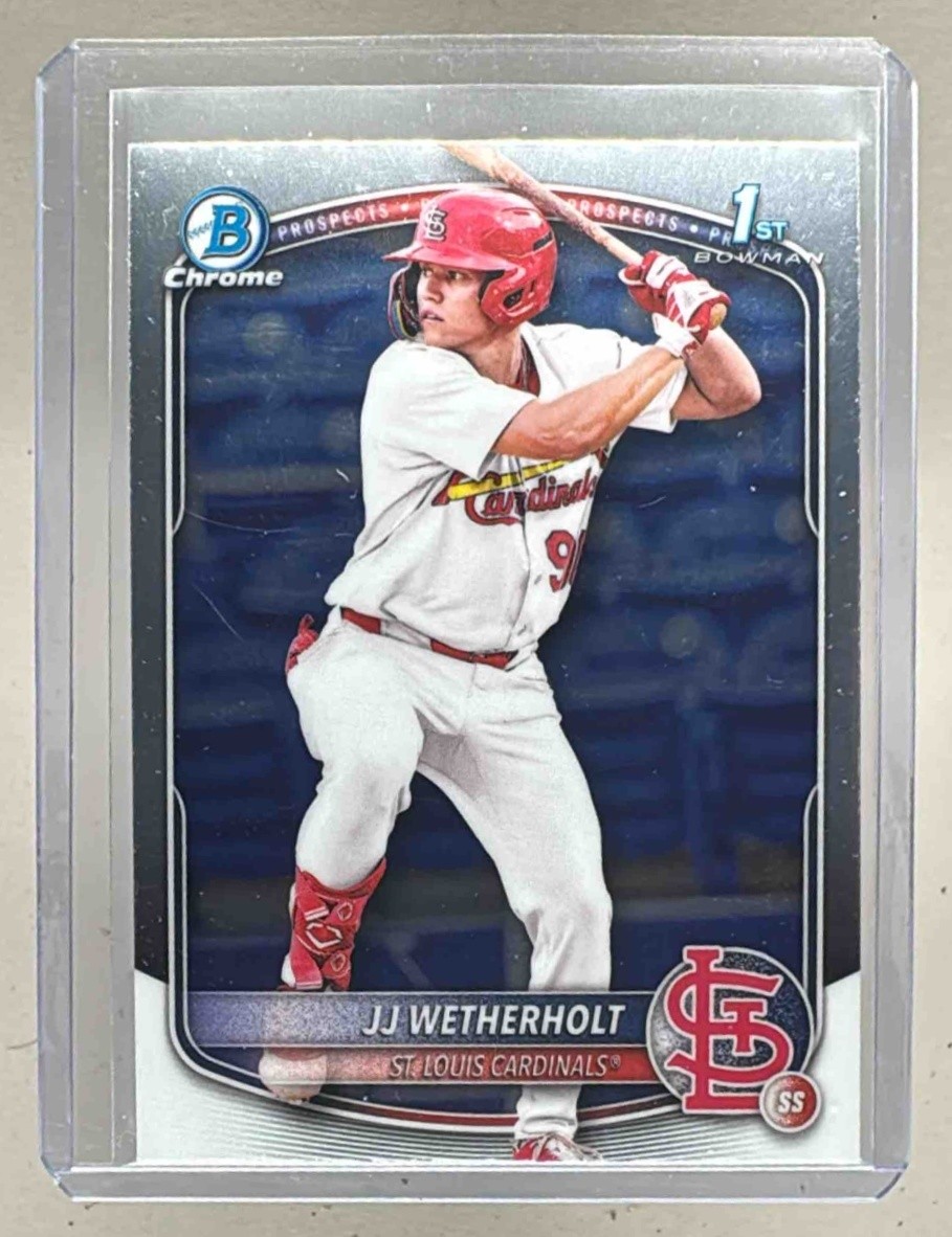 JJ Wetherholt 2025 Bowman Chrome #BCP-22 1st RC
