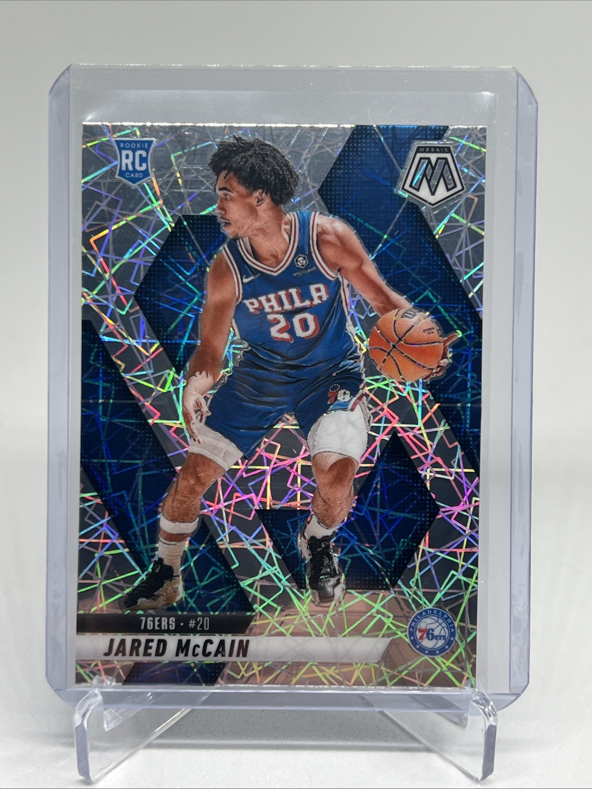 2024-25 Panini Mosaic - Rookies Jared McCain #228 (RC) Lasers