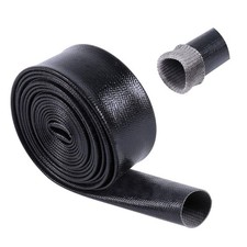 Heat Shield Sleeve 3/4"- 12Feet Silicone Coated Fiberglass Sleeve Heat Shield...