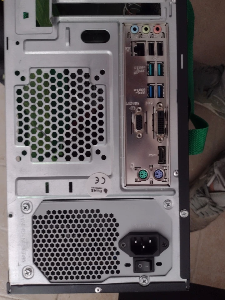 CASE PER PC ATX CON ALIMENTATORE 600W VENTOLA 12cm USB 2.0+AUDIO FRONTALI AK40 - Immagine 4 di 4