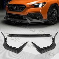 For 2022-2025 Subaru WRX CS-Style Matt Black Front Bumper Lip Spoiler Splitter