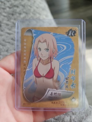 Sakura Haruno Red Bikini Outfit HY20001 Collector Trading Card Waifu Goddess 