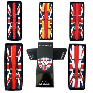 Warrior-Classic-1-2-034-14mm-Thin-Braces-Suspenders-Skinhead-Oi-Punk-Ska-Mod
