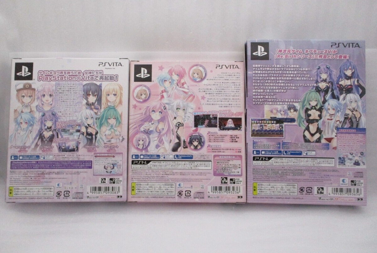Neptunia Re:Birth 1 Limited Edition – PS Vita, Jeu RPG Japonais, Bon état !