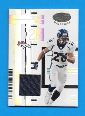 2005 Leaf Certified Materials Tatum Bell Mirror White Game Worn Jersey 114/175
