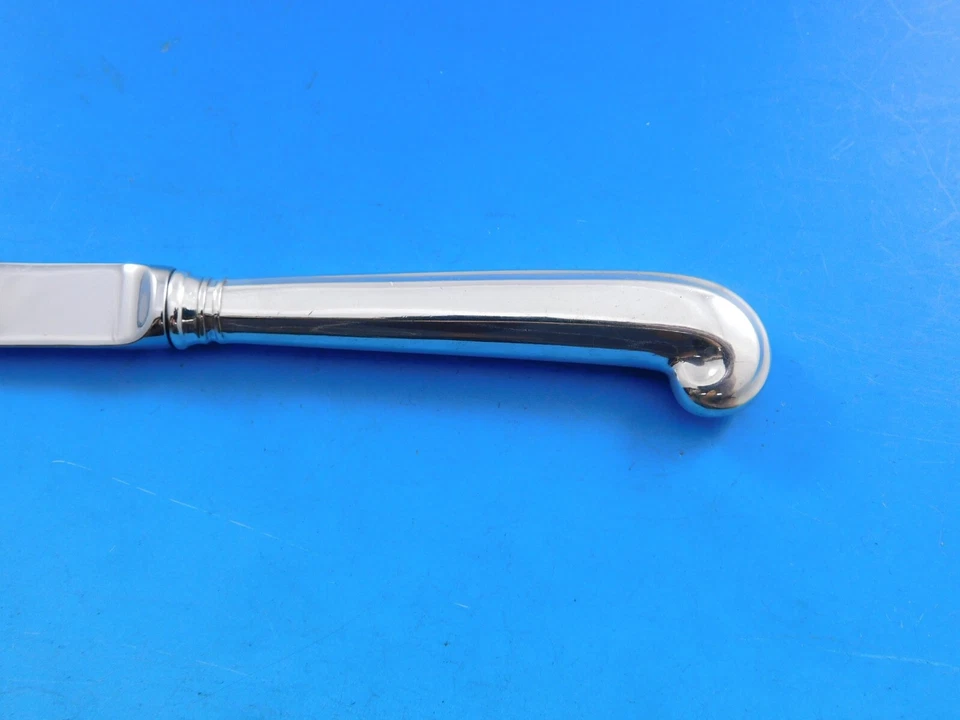 Espalhador de manteiga Queen Anne Williamsburg por Stieff prata esterlina HH conjunto de 8 - Imagem 4 de 4