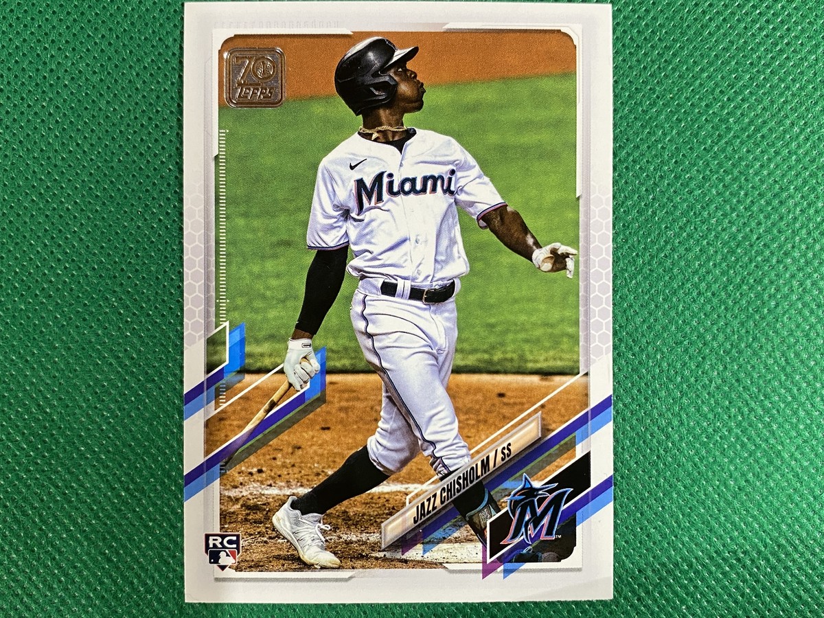 2021 Topps #538 Jazz Chisholm RC Rookie Miami Marlins | eBay
