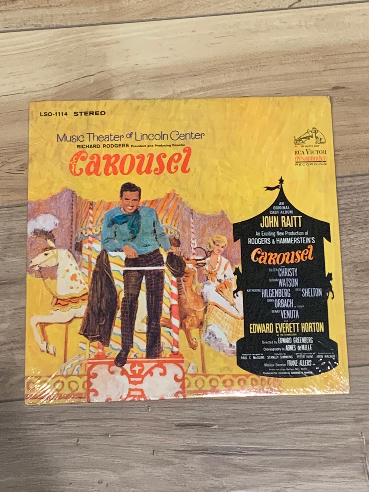 CAROUSEL Original Cast LP LINCOLN CENTER JOHN RAITT RCA LSO1114 SEALED