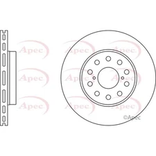 Apec Rear Brake Disc DSK355 - OE High Quality Precision Engineered Part