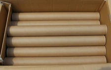 Lot of 25 New  2" X 18.5" Cardboard Mailing Shipping Tube with Caps