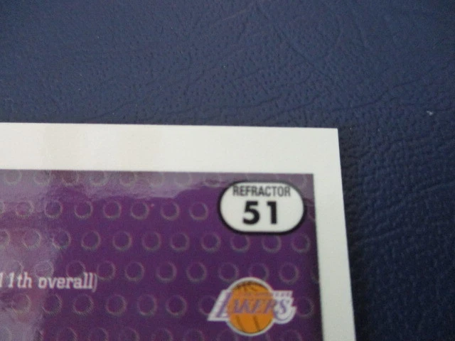 1999-00 TOPPS CHROME REFRACTOR #51 - DEREK HARPER LOS ANGELES LAKERS - Image 3 of 3