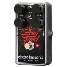 Electro-Harmonix Bass Soul Food Overdrive Guitar Effects Pedal