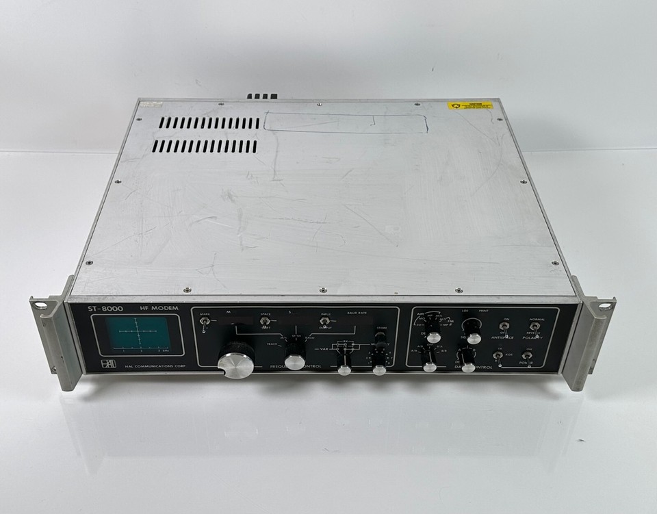 HAL Communications ST-8000 HF Modem Good Condition RTTY Demodulator ...
