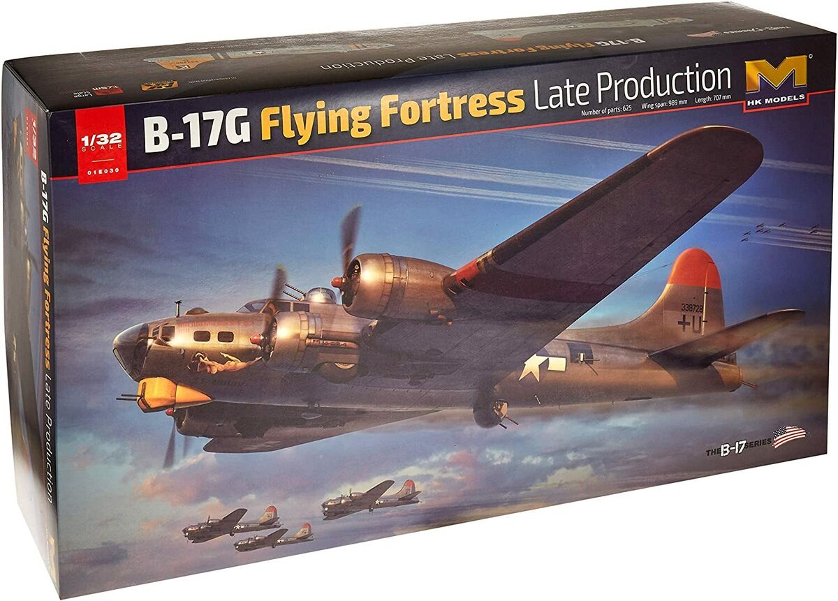 HK Model 1/32 B-17G Flying Fortress Late Production Full Kit HK Model 1/32 B-17G Flying Fortress Late Production Full Kit