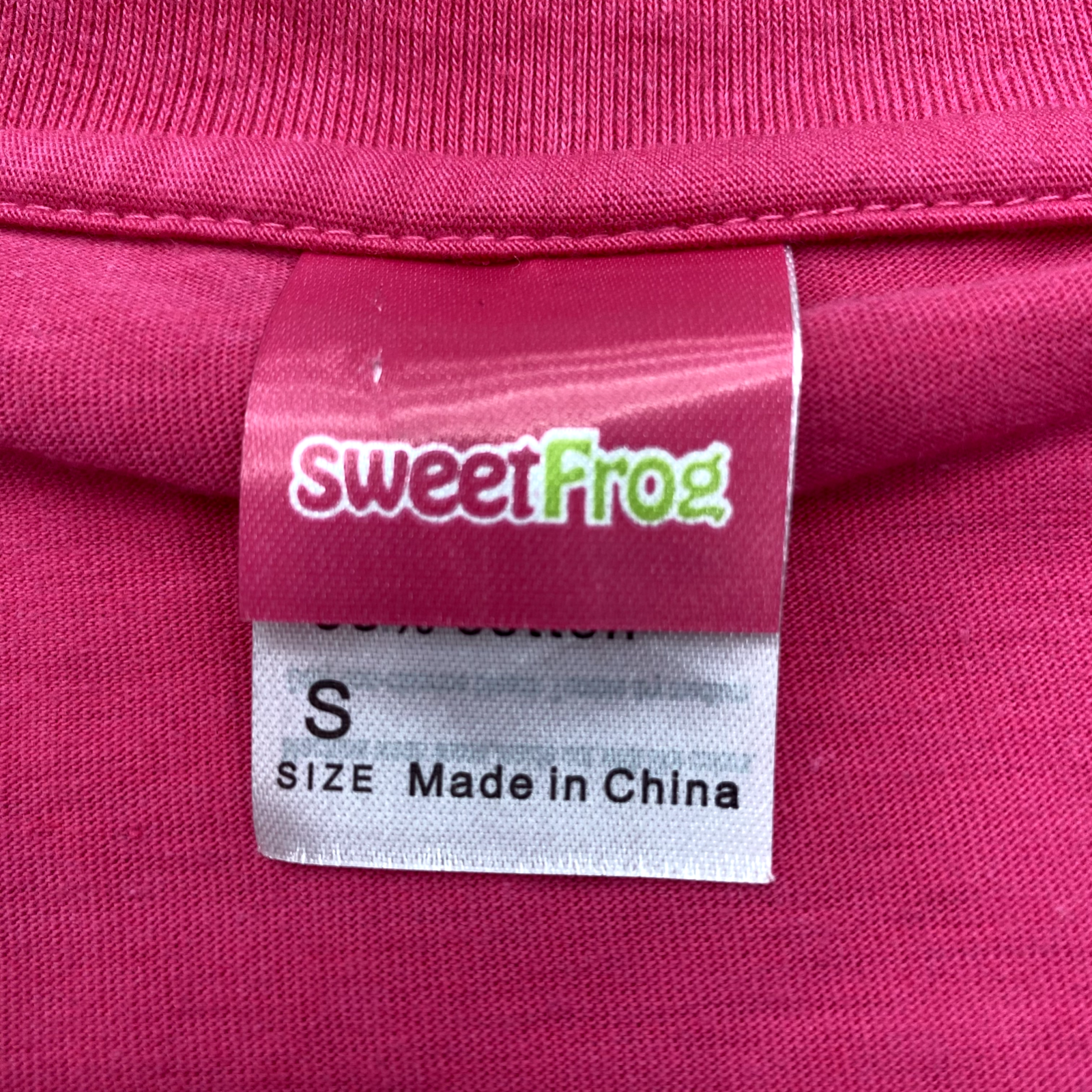 Sweet Frog Brand Pink Sweetfrog Froyo L/S Graphic T-Shirt Adult Size S |  Ebay