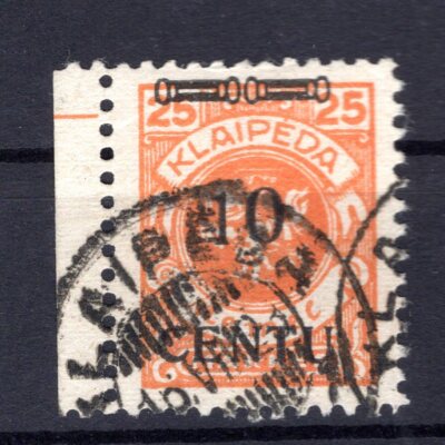 Memel 169AIII Type Best Gest. BPP 40EUR (K2509)