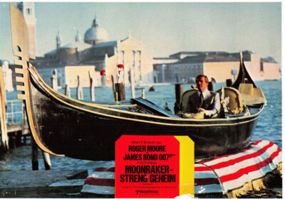 James Bond 007 - Moonraker - Streng geheim ORIGINAL Aushangfoto Roger Moore