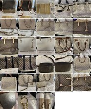 Michael Kors Lot Of 12 Used Authentic Michael Kors Handbags, Wallets, And Watch