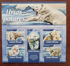 Guinea-Bissau 2017 /    Fauna - Polar Bears  / 5v ms