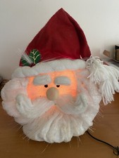 Vintage Leader Light Santa Claus Head Light Up