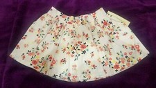 OSHKOSH Genuine Kids Girls Flare Skirt 4T Side Pockes Spring Flowers NWT