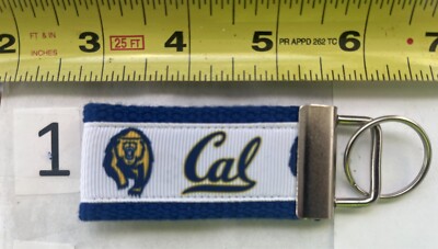 UC Berkeley Keychain Fob Wristlet Stocking Stuffer Gift 4 Him Her Grad Alum BFF