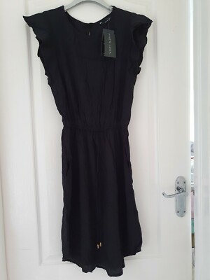 NEW LOOK SMART FLUTTER DRESS SIZE UK 10/38 NEW + TAGS!