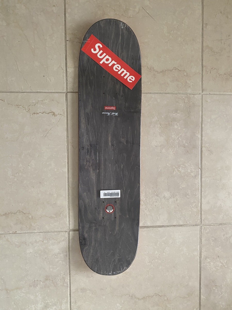 Supreme Chrome Orange Logo Skateboard Deck Size 8.25 Rare Supreme Chrome Orange Logo Skateboard Deck Size 8.25 Rare