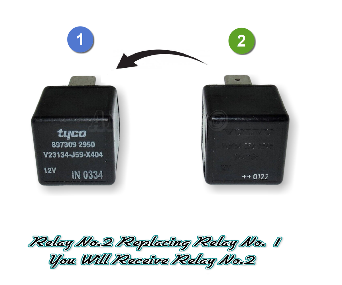Isuzu (/00-10) 4-Pin (Replacemet) Relay Tyco 8973092950 12V V23134