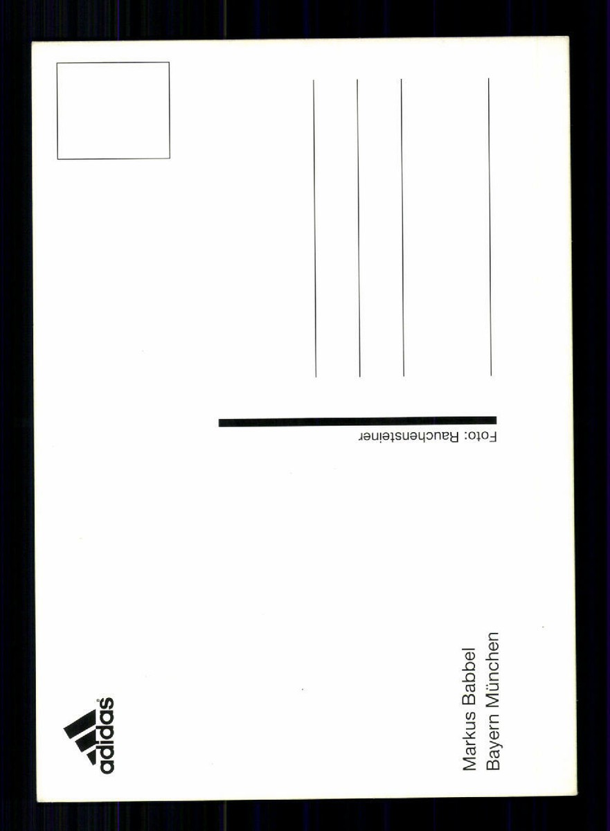Carte Autographe Originale Markus Babbel DFB 1998 Signée