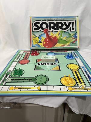 SORRY Game Vintage Parker Brothers 1998 Board Game 100