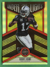 DAVANTE ADAMS 2023 LEGACY FOOTBALL UNDER THE LIGHTS SILVER LAS VEGAS RAIDERS