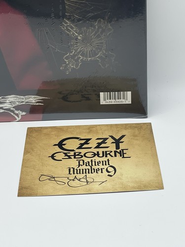 NEW Ozzy Osbourne Patient Number 9 CRYSTAL CLEAR Vinyl SIGNED Record AUTOGRAPHED - Picture 4 of 5