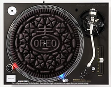 Oreo Cookie  - 7"-12" DJ slipmat slip mat LP turntable record player