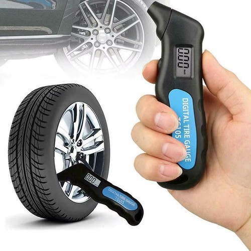 Mini Digital Tyre Air Pressure Gauge PSI with LCD Display for Car Van Motorcycle - Picture 4 of 10