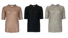 Job lot mohair knitted t shirts, mixed sizes, wholesale, x 35 pcs