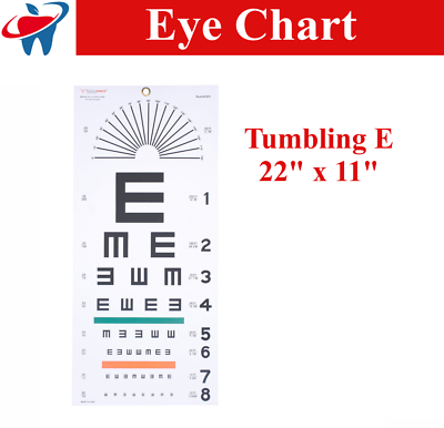 AISITESY Snellen, Grafico Oculare Da Parete, 3 M, Per Esami Oculistici - Foto 9