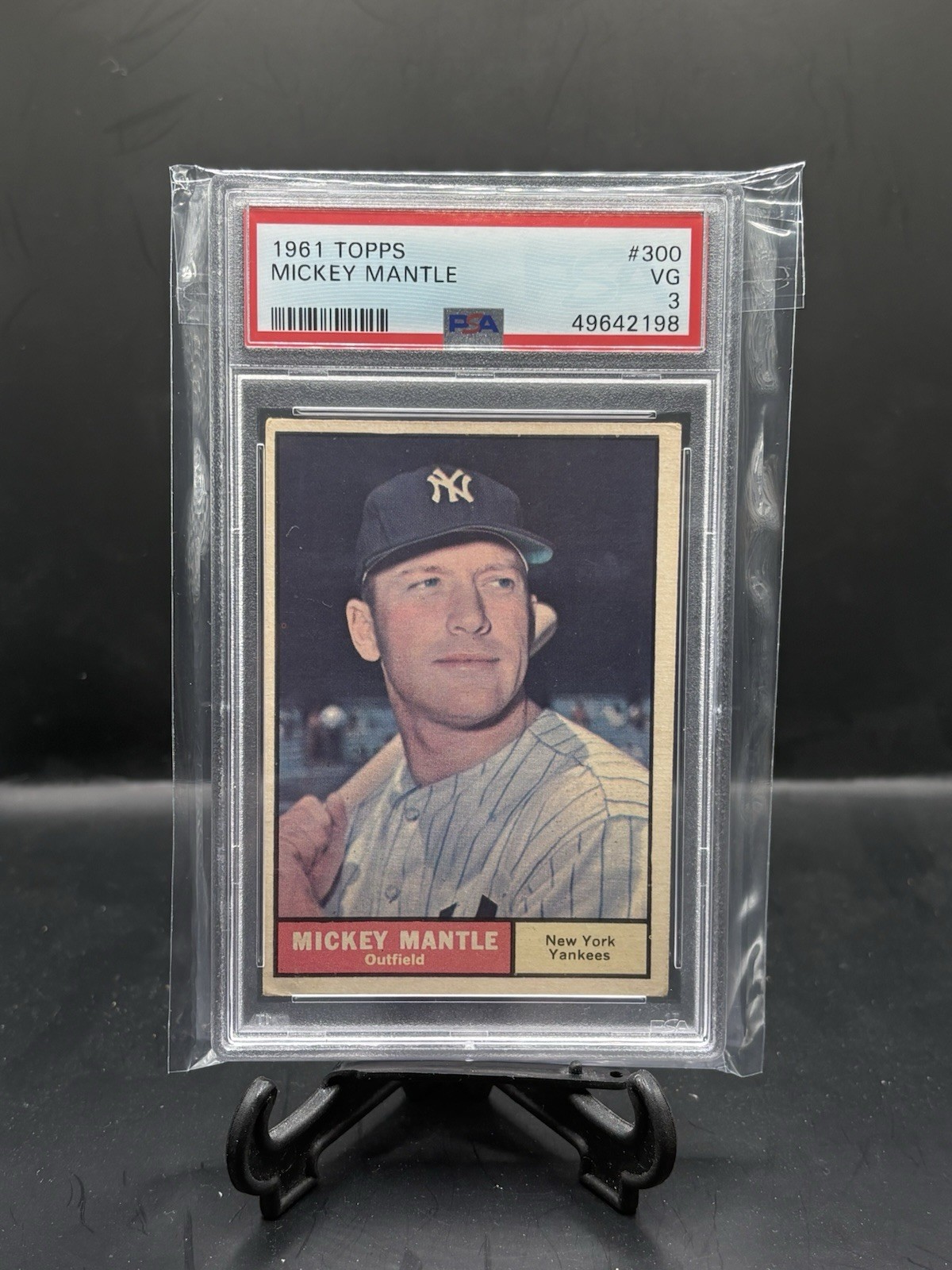 1961 Topps Mickey Mantle #300  PSA 3