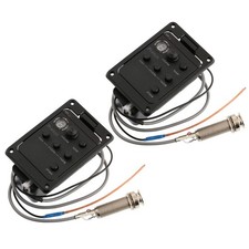2 Sets PRESYS/ 101 Guitar Preamp EQ Tuner Piezo Pickup Equalizer System *tn