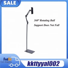 Universal 360?? Adjustable Tablet Holder Floor Stand Clamp for 4-17cm Phone iPad