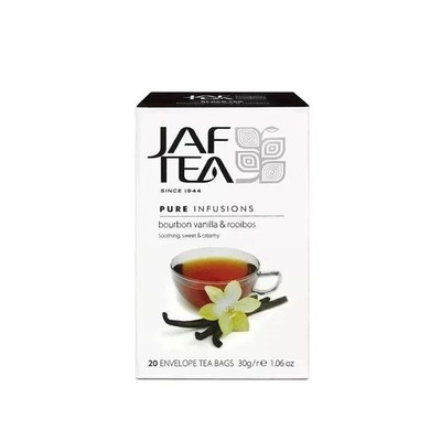 Jaf Tea Bourbon Vanilla & Rooibos 20 Tea Bags