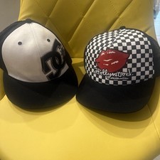 2  VINTAGE SKATEBOARDER BASEBALL HATS HOLLYWO...