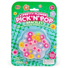 Pick N Pop Pretty Flower Bracelet Making Kit Beads Charms Sensory Craft Kids 8 