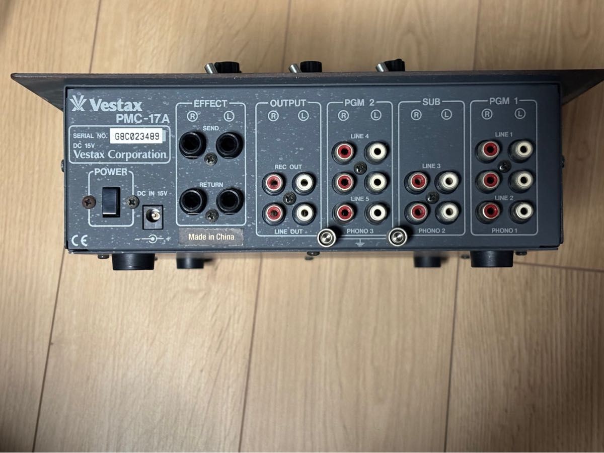 Vestax PMC-17A Mixer Professional Mixing Controller DJ Mixer
