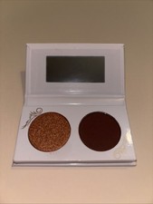 Image of Luvia Cosmetics 2 Pan Eyeshadow Palette Vegan Rich Nude Colours Matte & Shimmer