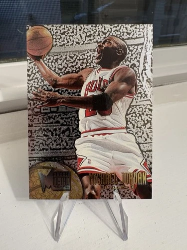 1995-96 Fleer Metal - Michael Jordan #13 Spotlight Silver
