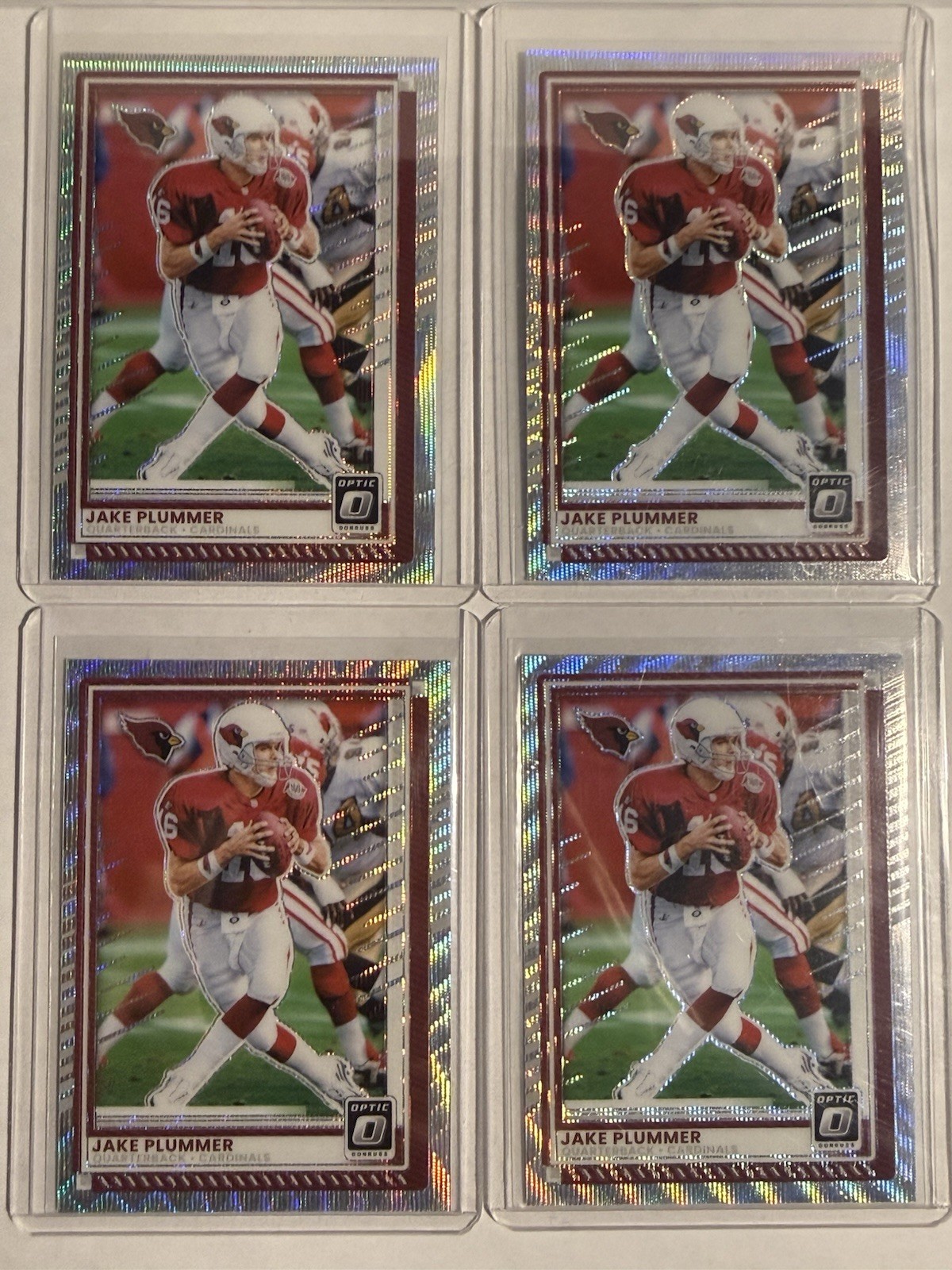 4X 2025 Panini Donruss Optic - Jake Plummer #189 Wave Prizm /300